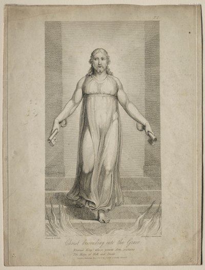 Le Christ descendant dans la tombe - Luigi Schiavonetti