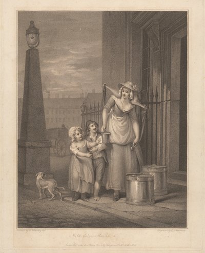 Lait sous les servantes - Luigi Schiavonetti