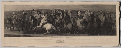 Pèlerinage à Canterbury - Luigi Schiavonetti