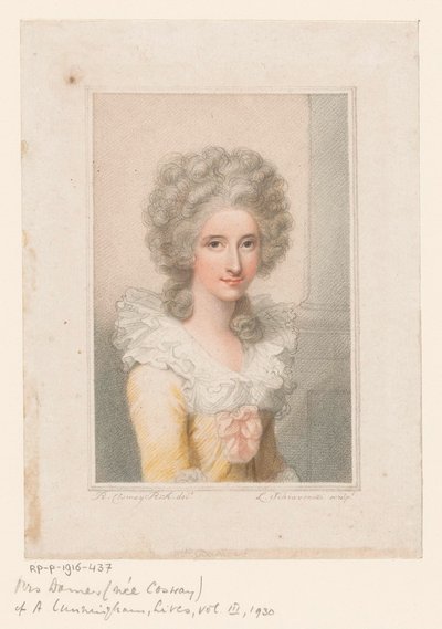 Portrait du sculpteur Anne Seymour Damer - Luigi Schiavonetti
