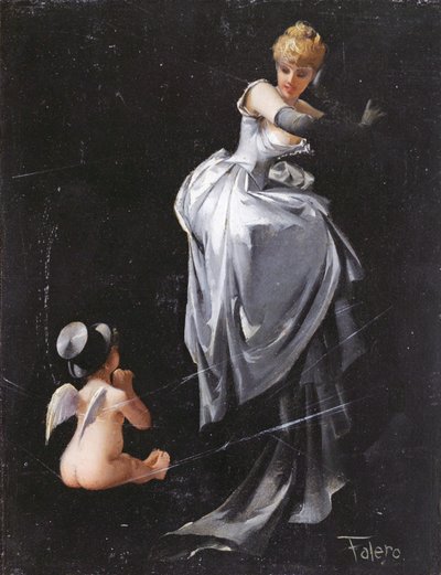 Luis Ricardo Falero (Spanish, 1851-1896) A classical beauty
