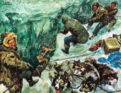 Le voyage de Roald Amundsen au pôle Sud - Luis Arcas Brauner