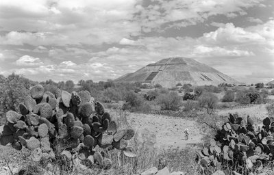 Pyramide monumentale maya, péninsule du Yucatán. 1936 - Luis Marden