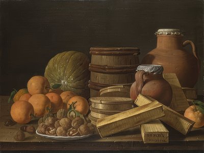 Nature morte avec oranges et noix - Luis Egidio Melendez