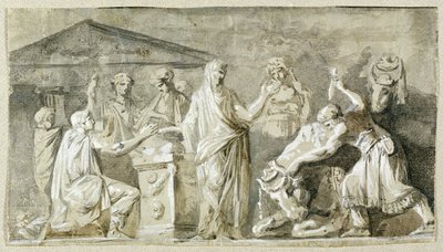 Ancien sacrifice - Luis Paret y Alcazar