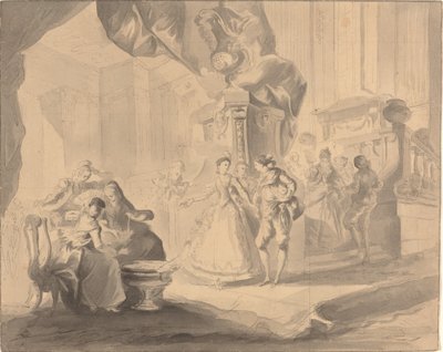 Danse dans un palais - Luis Paret y Alcazar