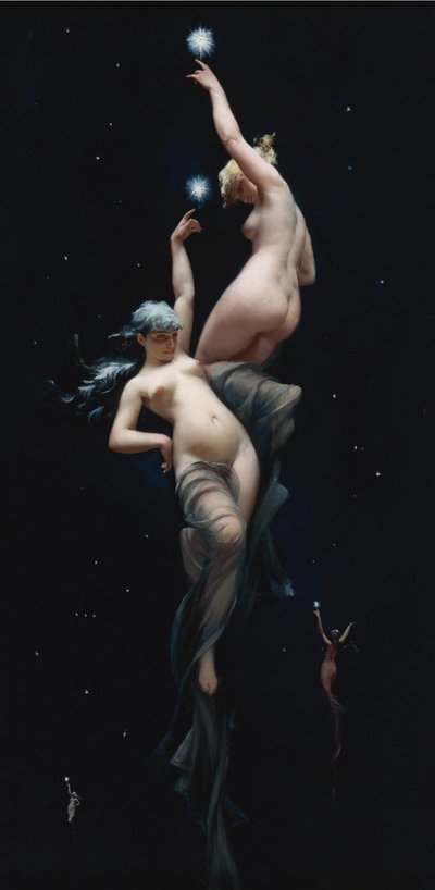 Beautés au clair de lune - Luis Riccardo Falero