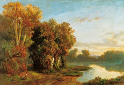 Paysage sur les rives d