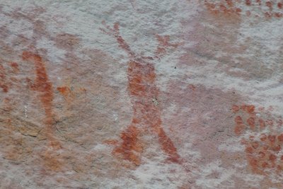 Pictographie, Faical, San Ignacio, Cajamarca, Pérou, 2015 - Luis Rosendo.