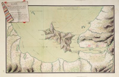 Plan du port et du fleuve Guayaquil dans la mer du Sud - Luis de Surville
