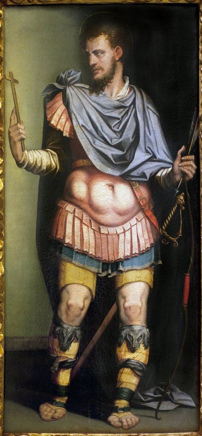 Saint Sébastien (martyr du 3e siècle). - Luis de Vargas