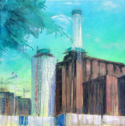 Work in Progress 9, 2015 (huile sur toile) - Luke M Walker