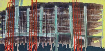Work in Progress I, 2014 (huile et acrylique sur toile) - Luke M Walker