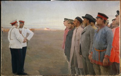 Le recrutement - Lukjan Vasilievich Popov