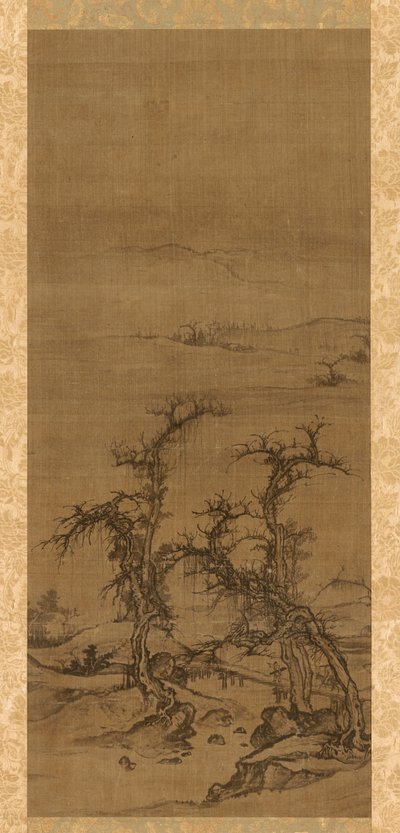 Portant un Qin en visite, 1271-1368 - Luo Zhichuan
