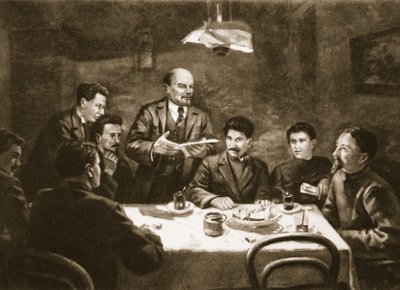 Réunion du Comité Central du Parti Bolchevique, 23 octobre 1917 - Lupov (attr. to)