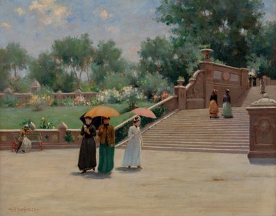 Dans le parc - Luther Emerson van Gorder