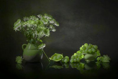 Nature morte verte élégante - Lydia Jacobs