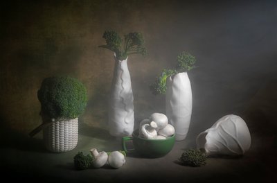 Nature morte au brocoli mélancolique - Lydia Jacobs