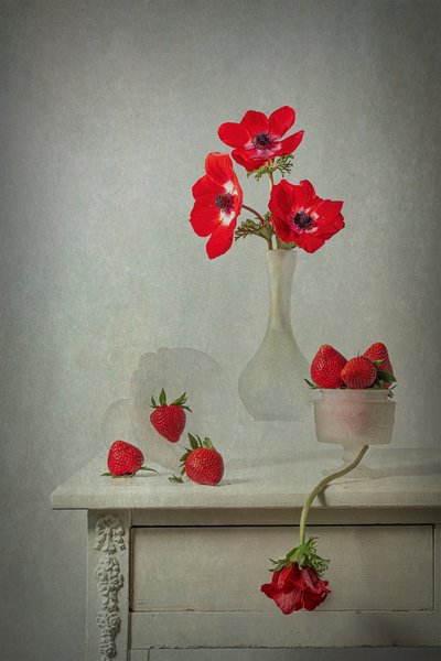 Fleurs printanières et baies - Lydia Jacobs