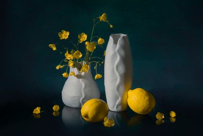 Nature morte florale éclatante - Lydia Jacobs