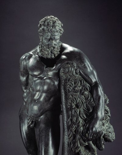 Art grec : Héraclès au repos (détail) - Lysippos (attributed to)