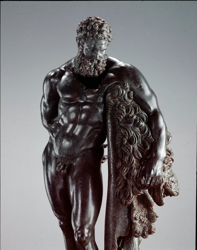 Art grec : Héraclès au repos (détail) - Lysippos (attributed to)