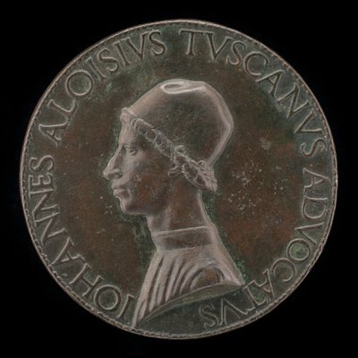 Giovanni Alvise Toscani, vers 1450-1478, jurisconsulte milanais, avocat consistorial... [avers] - Lysippus Junior