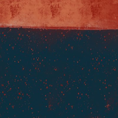 Abstraction « Deep Blue Rust » - MANSI SAXENA