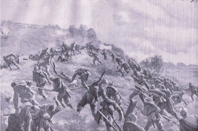 La reprise de Szawle. Assaut de la crête, de L