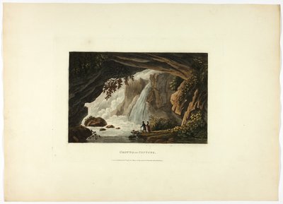 Grotte de Neptune, planche vingt-trois des Ruines de Rome - M. Dubourg
