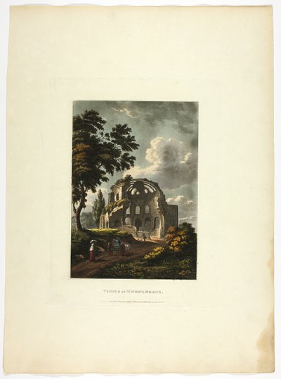 Temple de Minerva Medica, planche vingt-cinq des Ruines de Rome - M. Dubourg