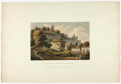 Temple de Rémus et Romulus, planche seize des Ruines de Rome - M. Dubourg