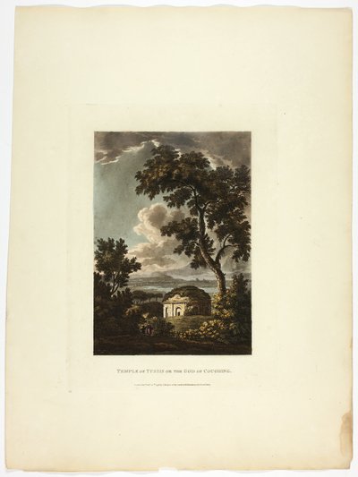 Temple de Tussis ou Dieu de la toux, planche vingt-neuf des Ruines de Rome - M. Dubourg