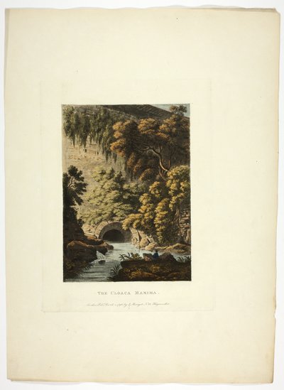 Le Cloaca Maxima, troisième plaque des Ruines de Rome - M. Dubourg