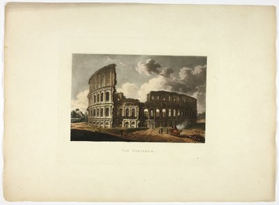 Le Colisée, planche quinze des Ruines de Rome - M. Dubourg