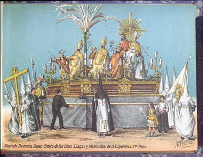 Procession pendant la Semaine Sainte à Séville - M. Grima