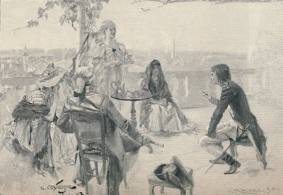 Napoléon en société à Valence, 1785 - M. Haider