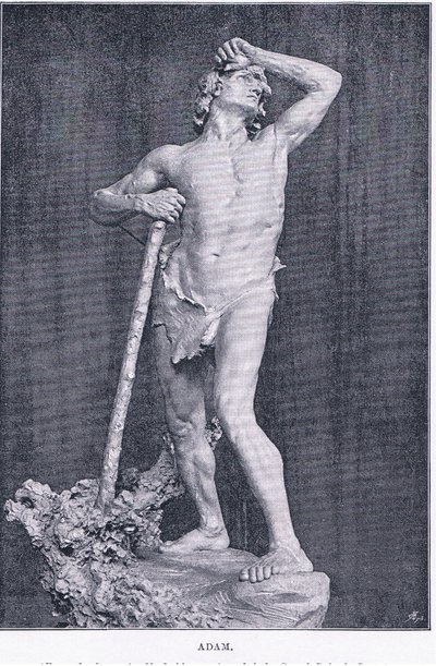 Adam, du Magazine of Art 1893, Cassell and Company - M. Lavergne