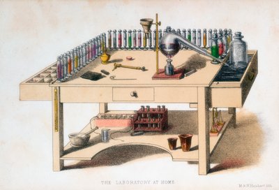 Banc de laboratoire du chimiste amateur, 1860 - M and N Hanhart