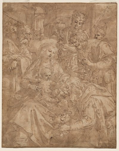 Adoration des mages - Maarten de Vos