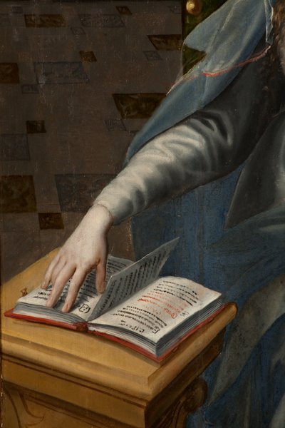 Adoration des Mages, Triptyque, Panneau droit arrière (détail) - Maarten de Vos