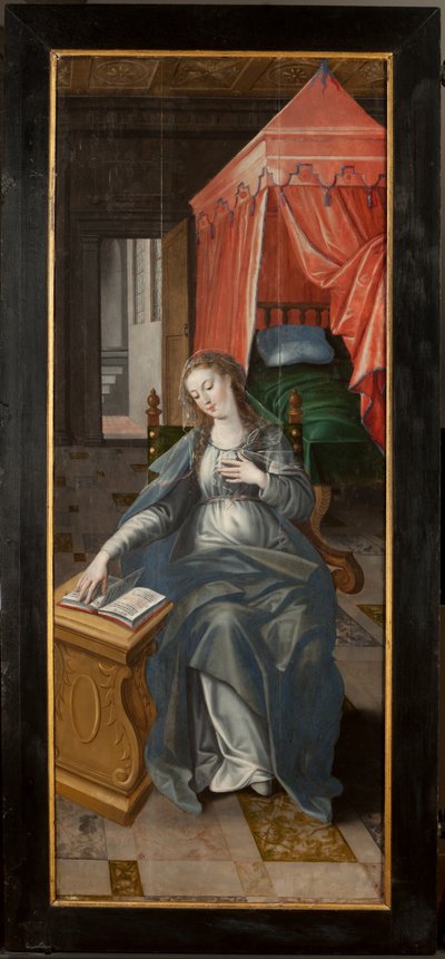 Adoration des Mages, Triptyque, Panneau droit arrière - Maarten de Vos