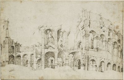 Maarten van Heemskerck - Rome, le Colisée - Maarten van Heemskerck