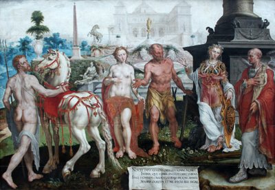 Momus reproche les œuvres des dieux - Maarten van Heemskerck