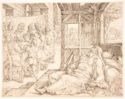 La cécité de Tobie - Maarten van Heemskerck