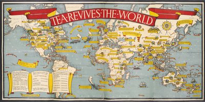 Le thé ravive le monde - MacDonald Gill