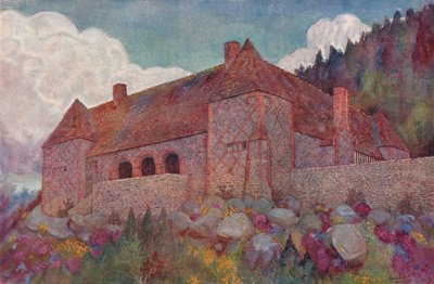 Une maison en Pologne : Vue du sud-est, 20e siècle - Mackay Hugh Baillie Scott