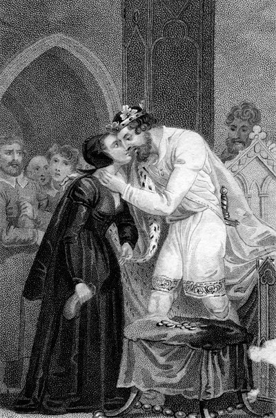 Édouard IV recevant la contribution des veuves - Mackenzie