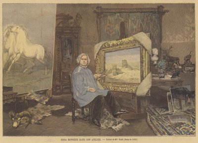 Rosa Bonheur dans son atelier - Madame Consuelo Fould